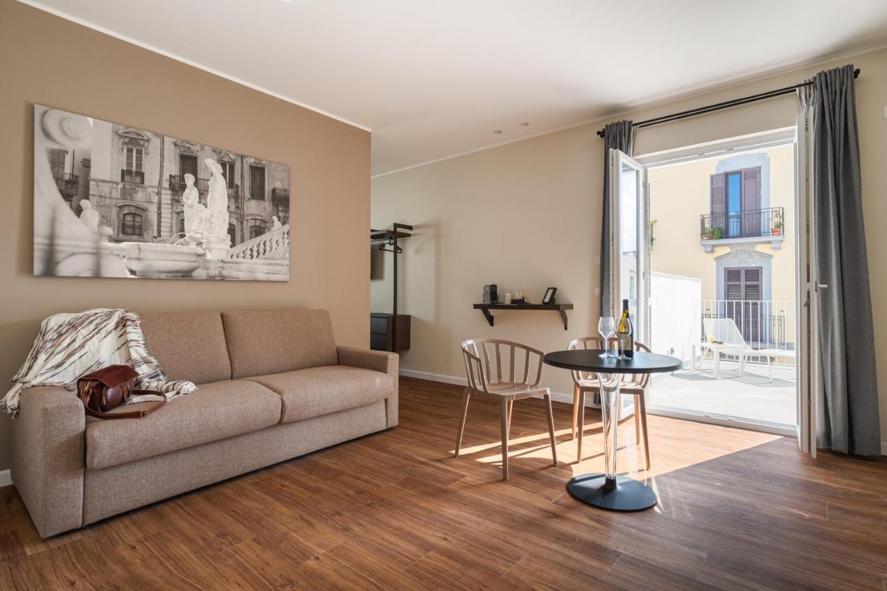 Attico 37 - Suite Con Terrazza Privata E Cucina Palermo Bagian luar foto