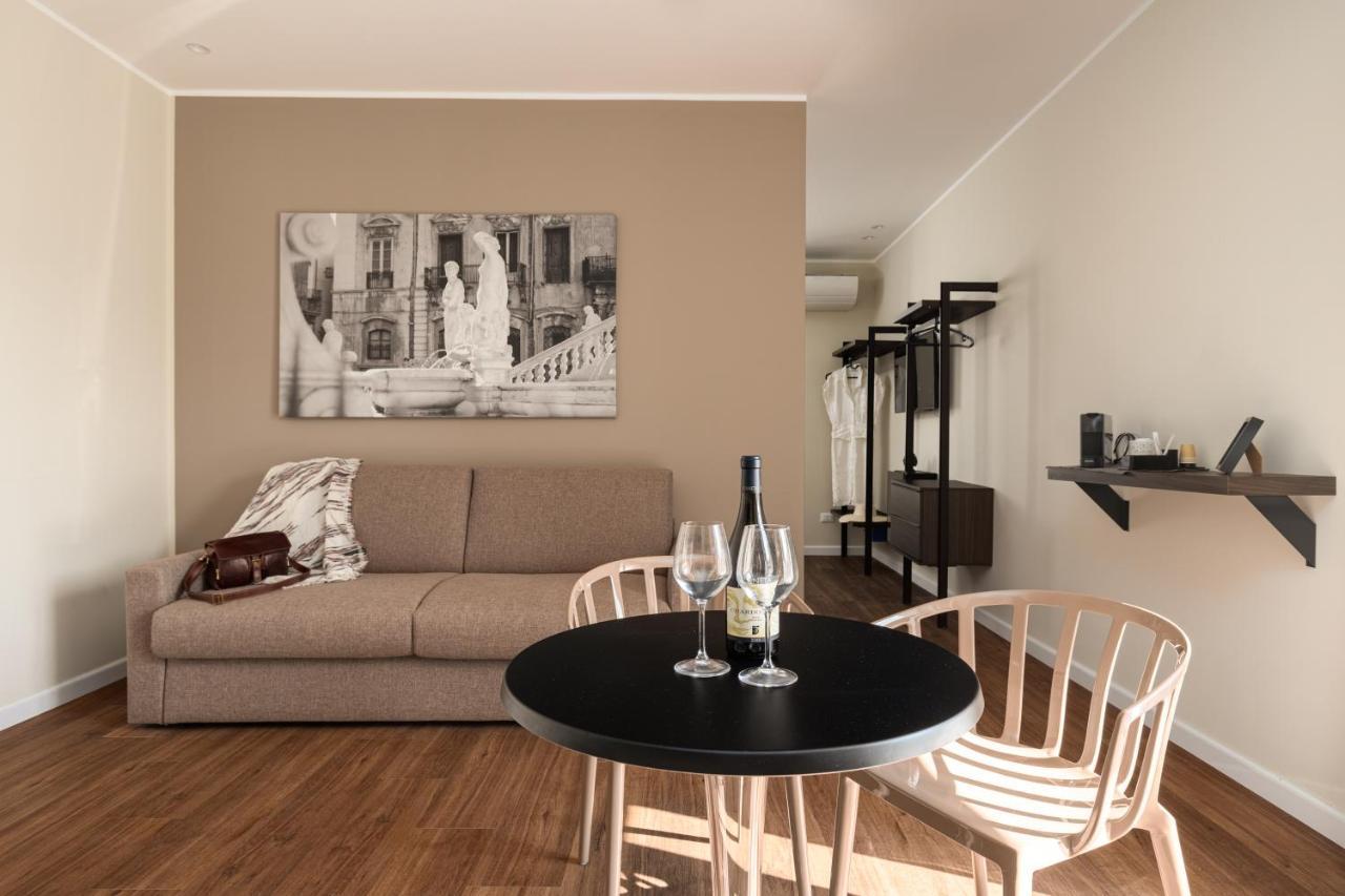 Attico 37 - Suite Con Terrazza Privata E Cucina Palermo Bagian luar foto
